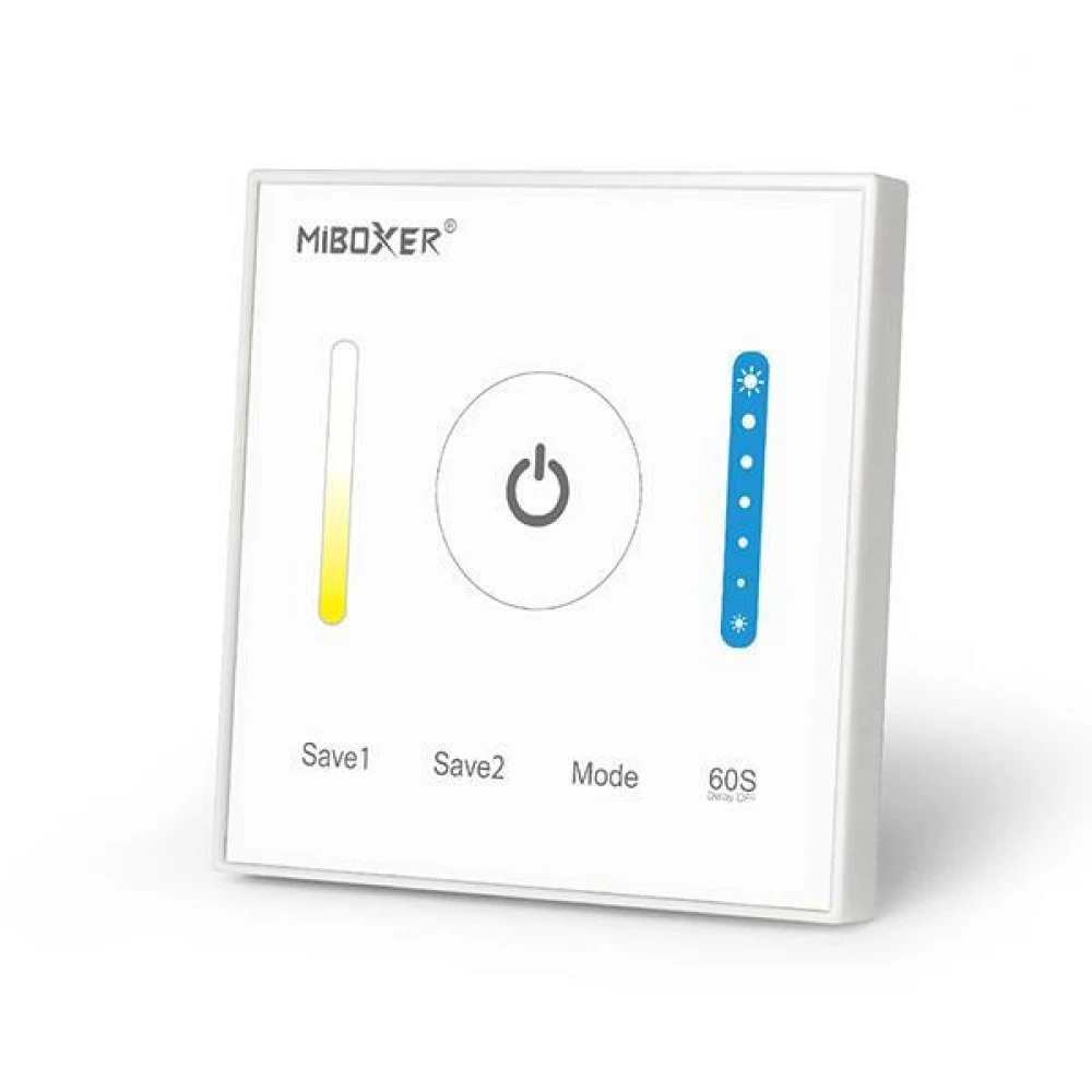 DIMMER ΧΩΝΕΥΤΟ ΓΙΑ ΤΑΙΝΙΑ LED CCT 15A 2 ΚΑΝΑΛΙΑ DC12V/180W 24V/360W EUROLAMP