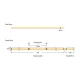10 Μέτρα ΤΑΙΝΙΑ LED COB 10M 8W 230V Θερμό Λευκό 3000K 360L/M IP65 PRO Eurolamp