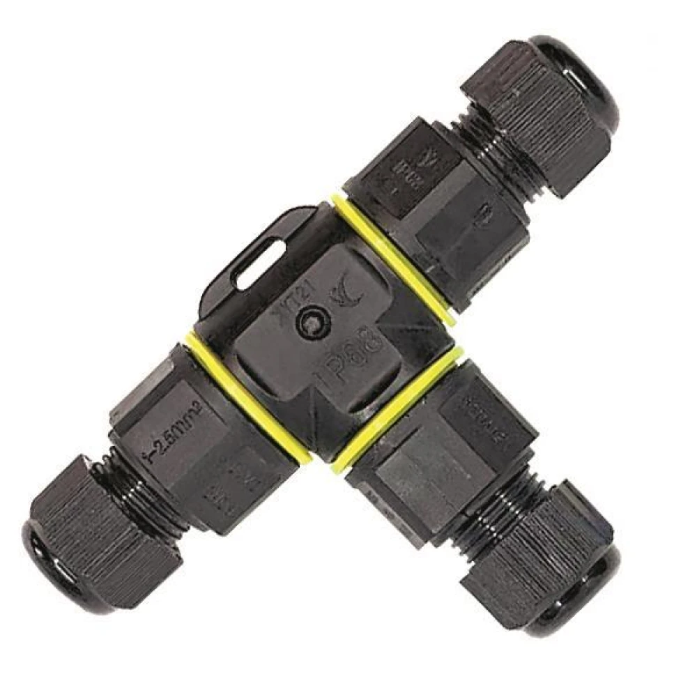 Σύνδεσμος Καλωδίων IP67 ΤΑΦ 3P  - Eurolamp