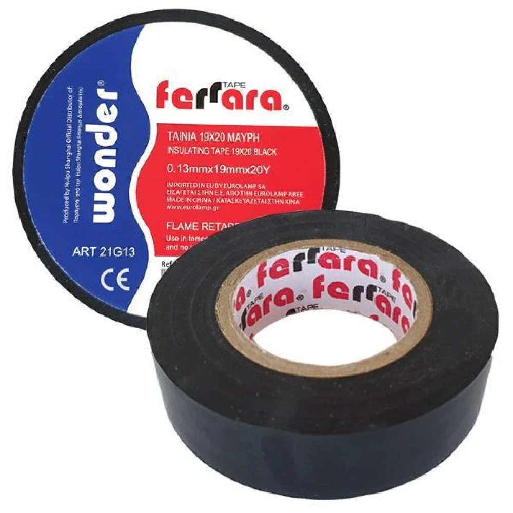 Αυθεντική Wonder Μονωτική Ταινία 19mm x 20mm Eurolamp