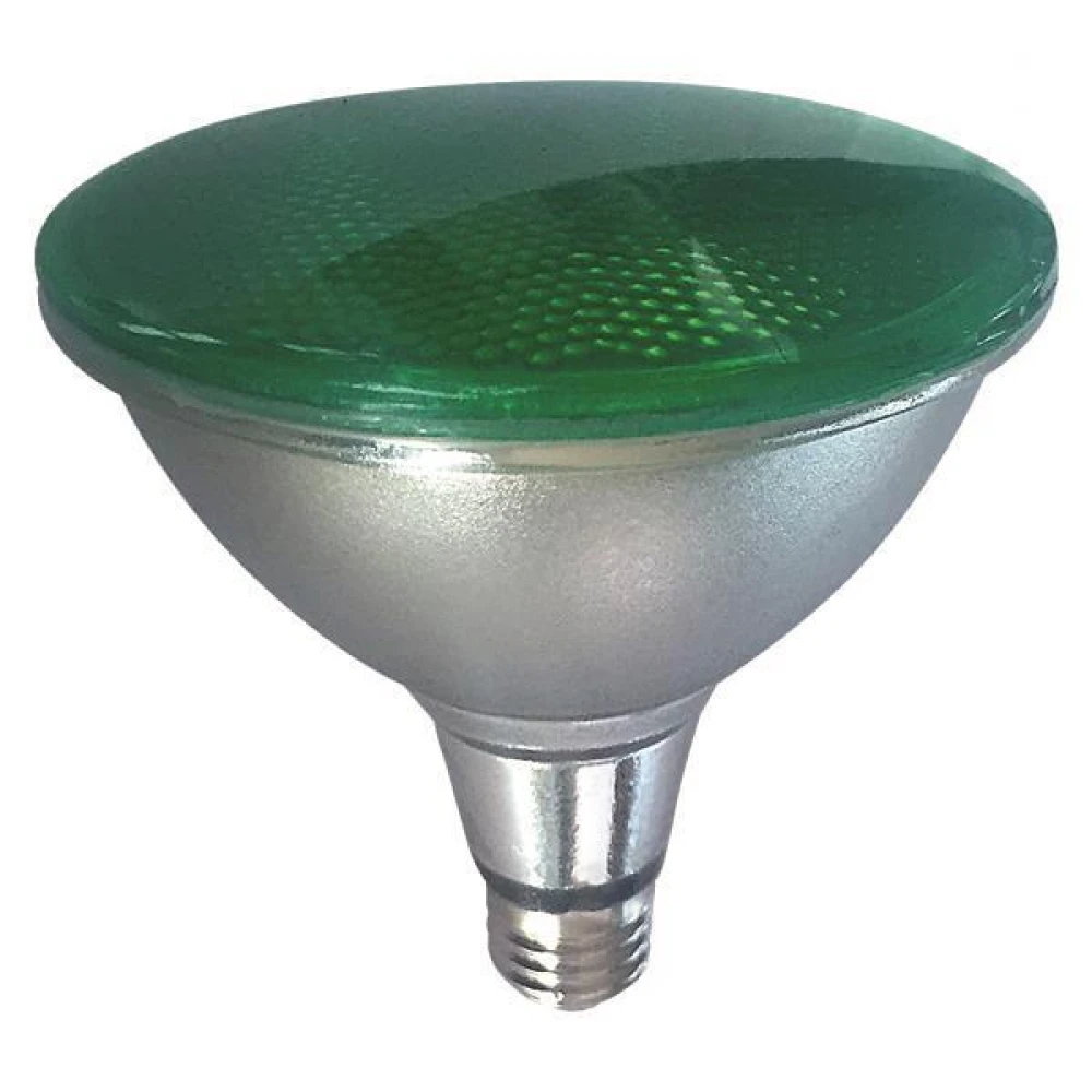 ΛΑΜΠΑ LED SMD PAR 38 IP65 15W E27 170-240V ΠΡΑΣΙΝΗ EUROLAMP