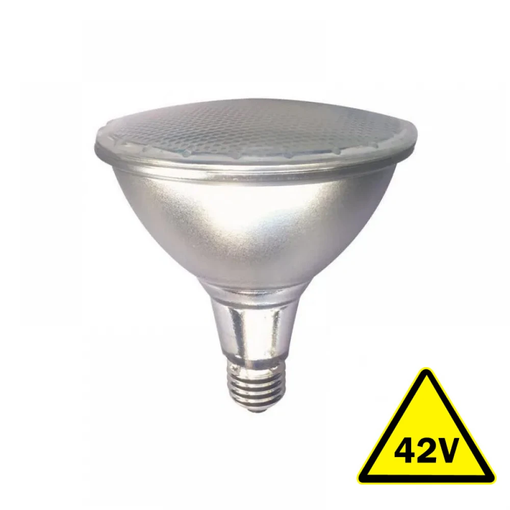 ΛΑΜΠΑ LED SMD PAR 38 IP65 15W E27 42V AC/DC ΟΥΔΕΤΕΡΟ ΛΕΥΚΟ 4000K EUROLAMP
