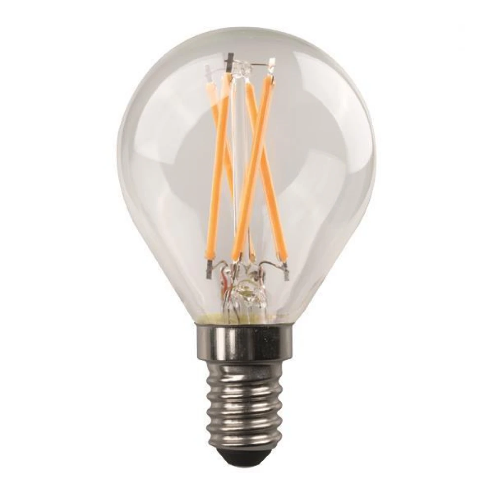 Λάμπα LED Σφαιρική CROSSED FILAMENT 4.5W E14  220-240V ΘΕΡΜΟ ΛΕΥΚΟ 2700K EUROLAMP