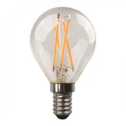 Λάμπα LED Σφαιρική CROSSED FILAMENT 4.5W E14  220-240V ΘΕΡΜΟ ΛΕΥΚΟ 2700K EUROLAMP