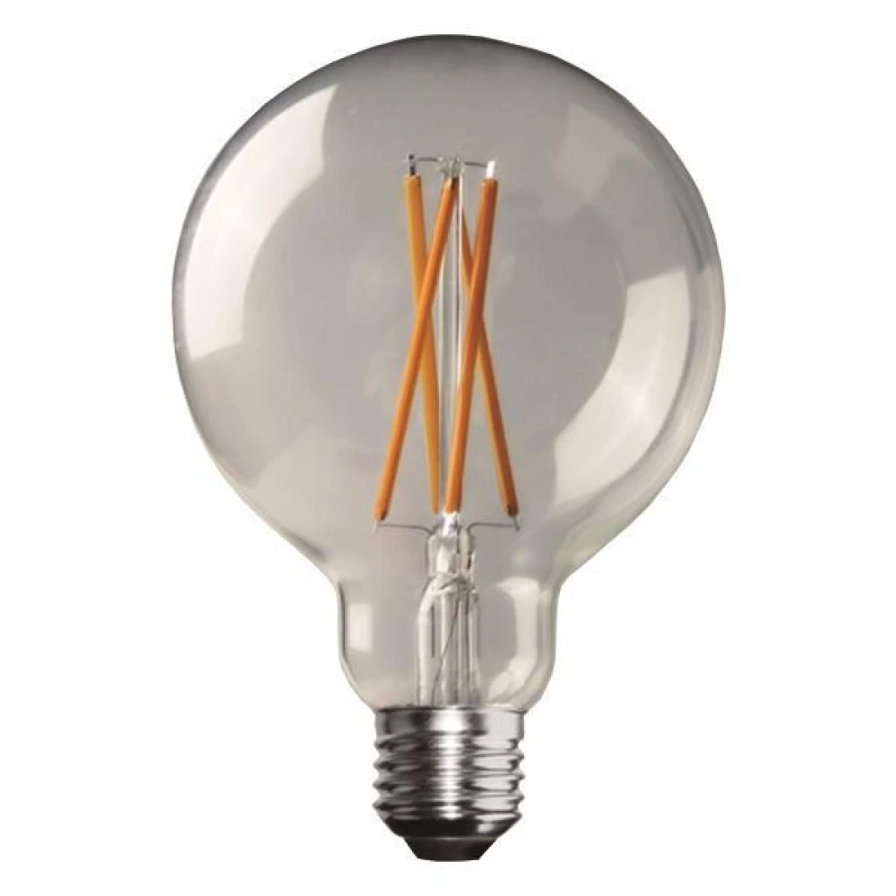 Λάμπα LED Γλόμπος G95 CROSSED FILAMENT 11W Ε27 220-240V DIMMABLE CLEAR Θερμό Λευκό 3000K Eurolamp
