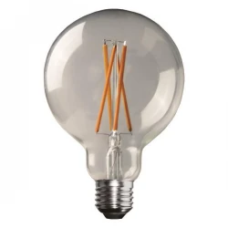 Λάμπα LED Γλόμπος G95 CROSSED FILAMENT 11W Ε27 220-240V DIMMABLE CLEAR Θερμό Λευκό 3000K Eurolamp