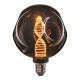 ΛΑΜΠΑ LED ΓΛΟΜΠΟΣ G125 4W E27 1800K 220-240V DENTED DNA SMOKY DIMMABLE - EUROLAMP