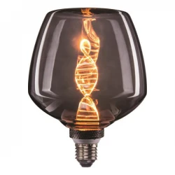 ΛΑΜΠΑ LED S125 4W E27 1800K 220-240V DNA SMOKY DIMMABLE - EUROLAMP