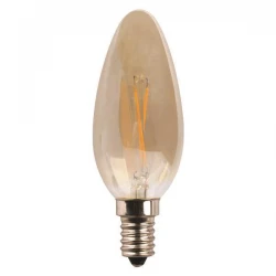 ΛΑΜΠΑ LED ΜΙΝΙΟΝ CROSSED FILAMENT 4.5W E14 2400K 220-240V GOLD DIMMABLE EUROLAMP