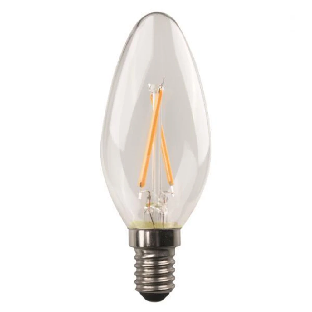 ΛΑΜΠΑ LED ΚΕΡΙ CROSSED FILAMENT 6,5W E14 220-240V BLISTER ΨΥΧΡΟ ΛΕΥΚΟ 6500K - Eurolamp