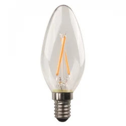 ΛΑΜΠΑ LED ΚΕΡΙ CROSSED FILAMENT 6,5W E14 220-240V BLISTER ΨΥΧΡΟ ΛΕΥΚΟ 6500K - Eurolamp