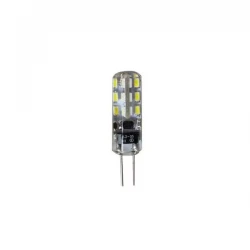 ΛΑΜΠΑ LED SMD 1,5W G4 ΣΙΛΙΚΟΝΗΣ 12V AC/DC ΨΥΧΡΟ ΛΕΥΚΟ 6500K EUROLAMP