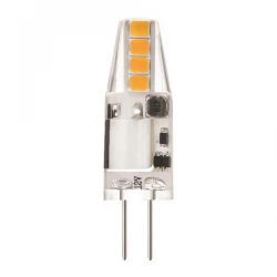 Λάμπα LED SMD 2W G4 Σιλικόνης 12V Double Blister ΨΥΧΡΟ ΛΕΥΚΟ 6500K Eurolamp
