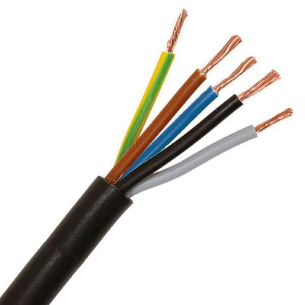 ΚΑΛΩΔΙΟ ΕΥΚΑΜΠΤΟ 5X2,5mm2 ΜΑΥΡΟ