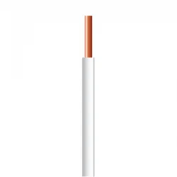 ΚΑΛΩΔΙΟ NYA ΗΟ5V-U 1Χ1mm² ΛΕΥΚΟ (100m/roll) EUROLAMP