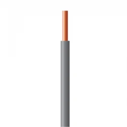 ΚΑΛΩΔΙΟ NYA ΗΟ5V-U 1Χ1mm² ΓΚΡΙ (100m/roll) EUROLAMP