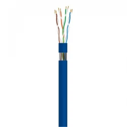 ΚΑΛΩΔΙΟ UTP CAT-5e 24AWG CU ΜΠΛΕ EUROLAMP