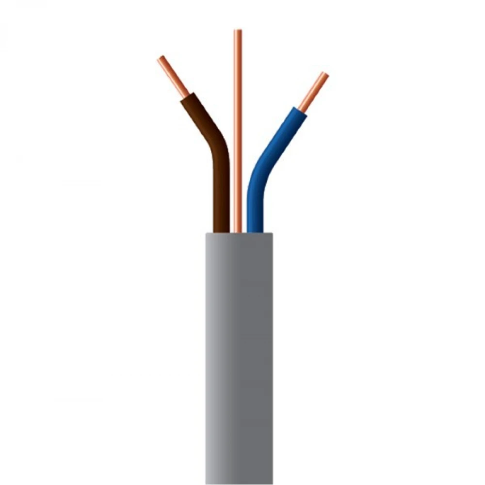 ΚΑΛΩΔΙΟ ΠΛΑΚΕ 2X4+1,5mm2 ΓΚΡΙ EUROLAMP