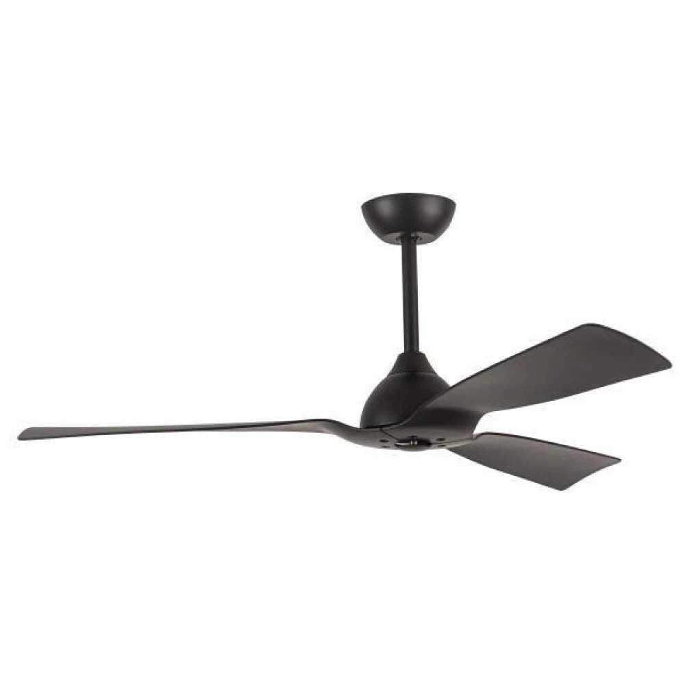 ΑΝΕΜΙΣΤΗΡΑΣ ΟΡΟΦΗΣ ΑΔΙΑΒΡΟΧΟΣ  IP44 ΜΑΥΡΟΣ, 3 ΦΤΕΡΩΤΕΣ, ΜΕ ΚΟΝΤΡΟΛ Φ132 DC 35W EUROLAMP