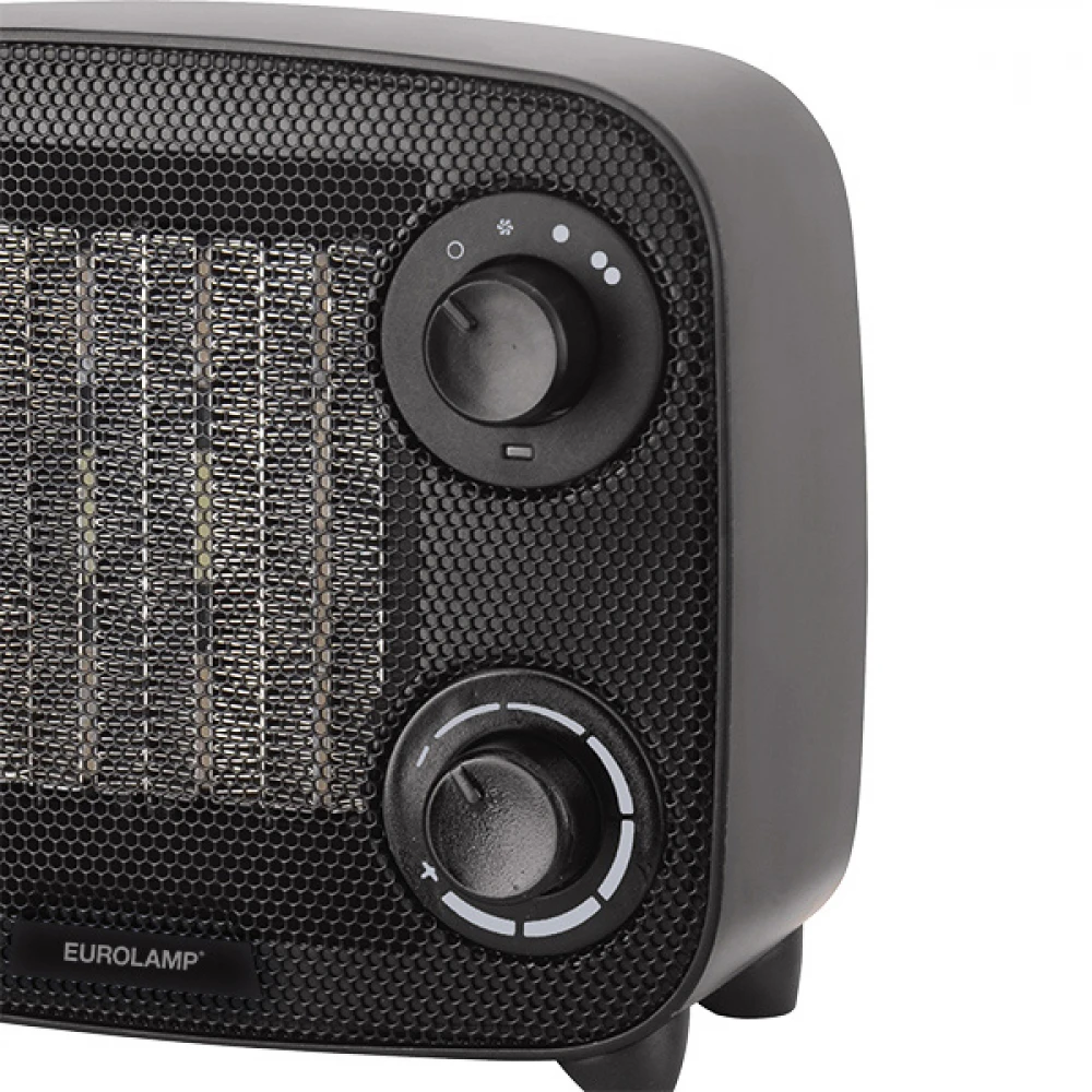 ΑΕΡΟΘΕΡΜΟ ΚΕΡΑΜΙΚΟ VINTAGE 1500W ΓΡΑΦΙΤΗΣ EUROLAMP