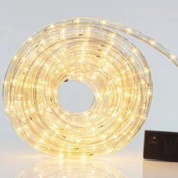 ΦΩΤΟΣΩΛΗΝΑΣ LED, ΜΟΝΟΚΑΝΑΛΟΣ, ΜΕ ΠΡΟΓΡΑΜΜΑ, ΘΕΡΜΟ ΛΕΥΚΟ, 10M, 24 LED ANA ΜΕΤΡΟ, IP44 Magic Christmas