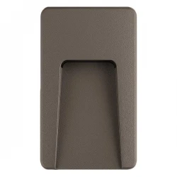 LED Φωτιστικό Τοίχου Slim 3W IP65 Σε Γραφίτι 9x15cm Eurolamp