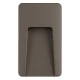 LED Φωτιστικό Τοίχου Slim 3W IP65 Σε Γραφίτι 9x15cm Eurolamp