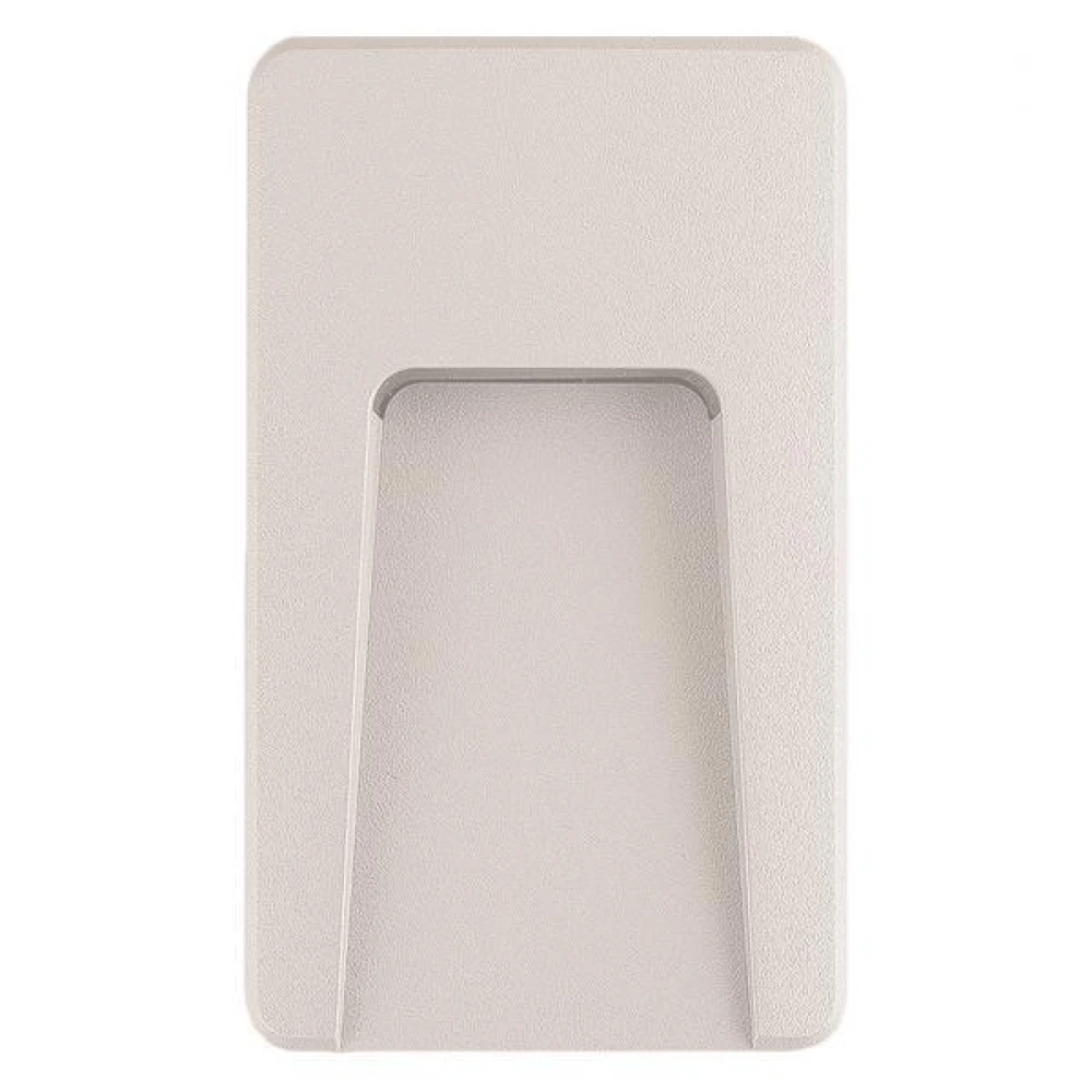 LED Φωτιστικό Τοίχου Slim 3W IP65 Σε Λευκό 9x15cm Eurolamp