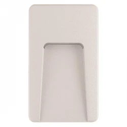 LED Φωτιστικό Τοίχου Slim 3W IP65 Σε Λευκό 9x15cm Eurolamp