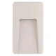 LED Φωτιστικό Τοίχου Slim 3W IP65 Σε Λευκό 9x15cm Eurolamp