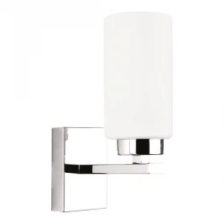 Φωτιστικό Μπάνιου "MIRA" NO1 1ΧE14 ΜΑX 7W LED ΛΕΥΚΟ/ ΝΙΚΕΛ - Eurolamp