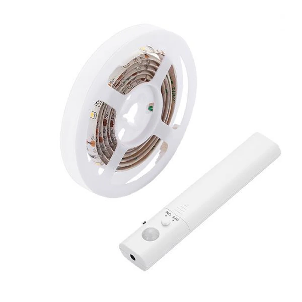 Ταινία LED Με Αισθητήρα Κίνησης 1M 2,4W 6V 3000K IP65 PRO - Eurolamp