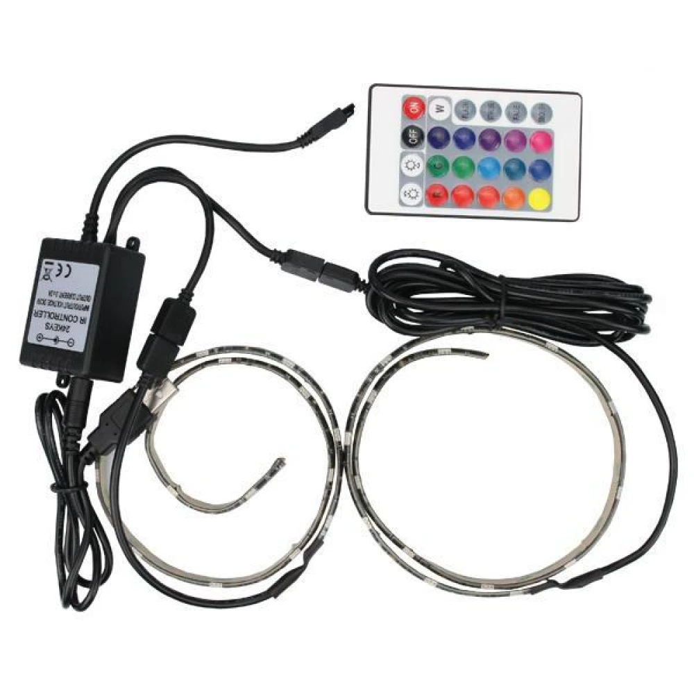 Ταινία LED DIMMABLE Με Σύνδεση USB 0,50M 7,2W 5V RGB IP65 ΣΕΤ 2ΤΜΧ PRO - Eurolamp