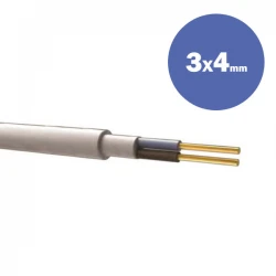 Καλώδιο NYΜ H05VV-U 3Χ4MM2 - Eurolamp