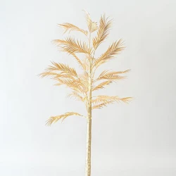 ΧΡΥΣΟ ΔΕΝΤΡΟ ΦΤΕΡΗ 2,1m, ΜΕΤΑΣΧΗΜΑΤΙΣΤΗΣ, 180 ΘΕΡΜΑ ΛΕΥΚΑ MINI LED, ΠΡΟΕΚΤΑΣΗ ΠΑΡΟΧΗΣ 3m, IP44 Magic Christmas