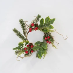 ΣΤΕΦΑΝΑΚΙ, ΜΕ ΧΡΥΣΑ ΚΛΑΔΑΚΙΑ, 22cm Magic Christmas