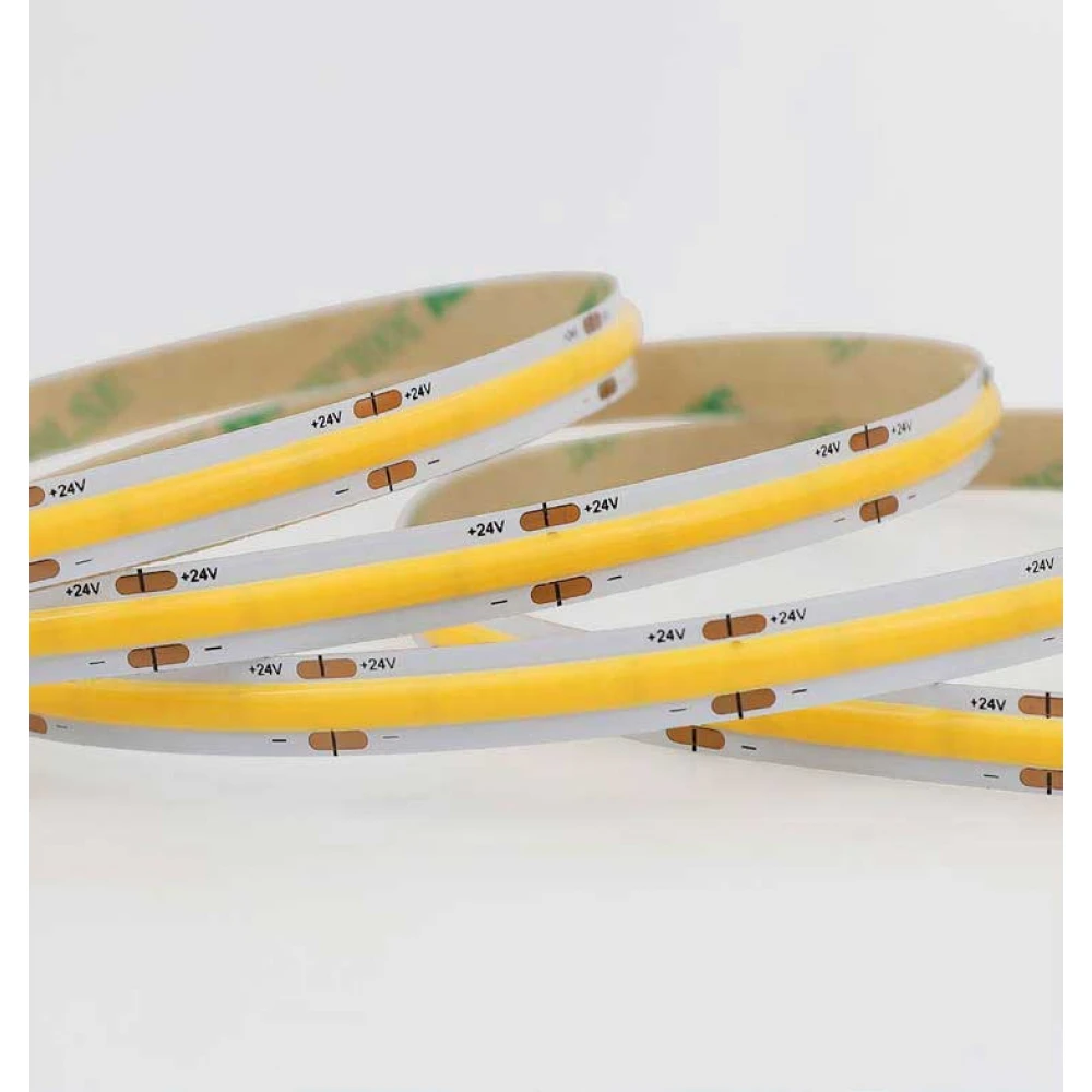 ΤΑΙΝΙΑ LED COB 5M 12W 24V 3000K 480L/M IP44 PRO EUROLAMP