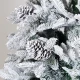 ΔΕΝΤΡΟ ΕΛΑΤΟ ΧΙΟΝΙΣΜΕΝΟ ΜΕ ΚΟΥΚΟΥΝΑΡΙΑ, ΡΕΙΚΙΑΒΙΚ, 210cm - Magic Christmas