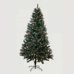 ΔΕΝΤΡΟ ΚΕΔΡΟΣ, ΜΕ ΚΟΥΚΟΥΝΑΡΙΑ, 180cm - Magic Christmas