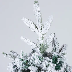 ΔΕΝΤΡΑΚΙ ΧΙΟΝΙΣΜΕΝΟ, PE KAI PVC, ΣΕ ΓΛΑΣΤΡΑΚΙ, 90cm - Magic Christmas