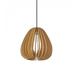ARTE ILLUMINA ΦΩΤΙΣΤΙΚΟ ΚΡΕΜΑΣΤΟ ΜΟΝΟΦΩΤΟ Ε27 D400*H400 ΞΥΛΙΝΟ - EUROLAMP