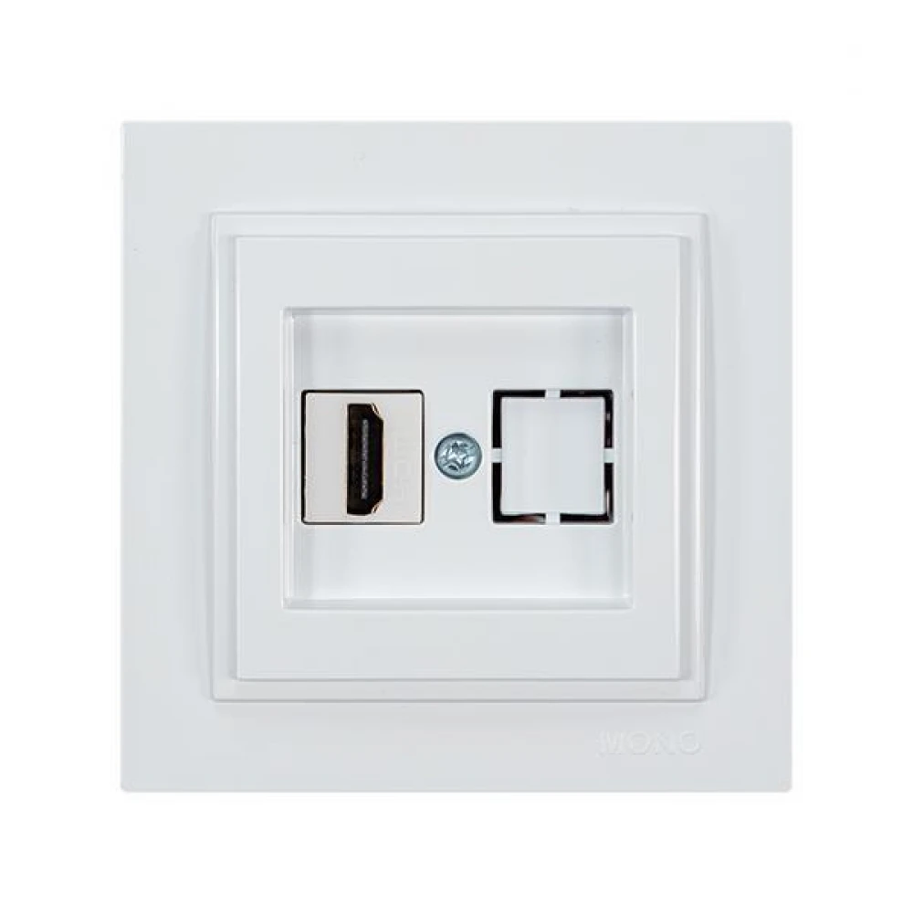ΠΡΙΖΑ HDMI ΛΕΥΚΗ EUROLAMP