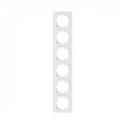 ΠΛΑΙΣΙΟ 6 ΘΕΣΕΩΝ ΛΕΥΚΟ EUROLAMP
