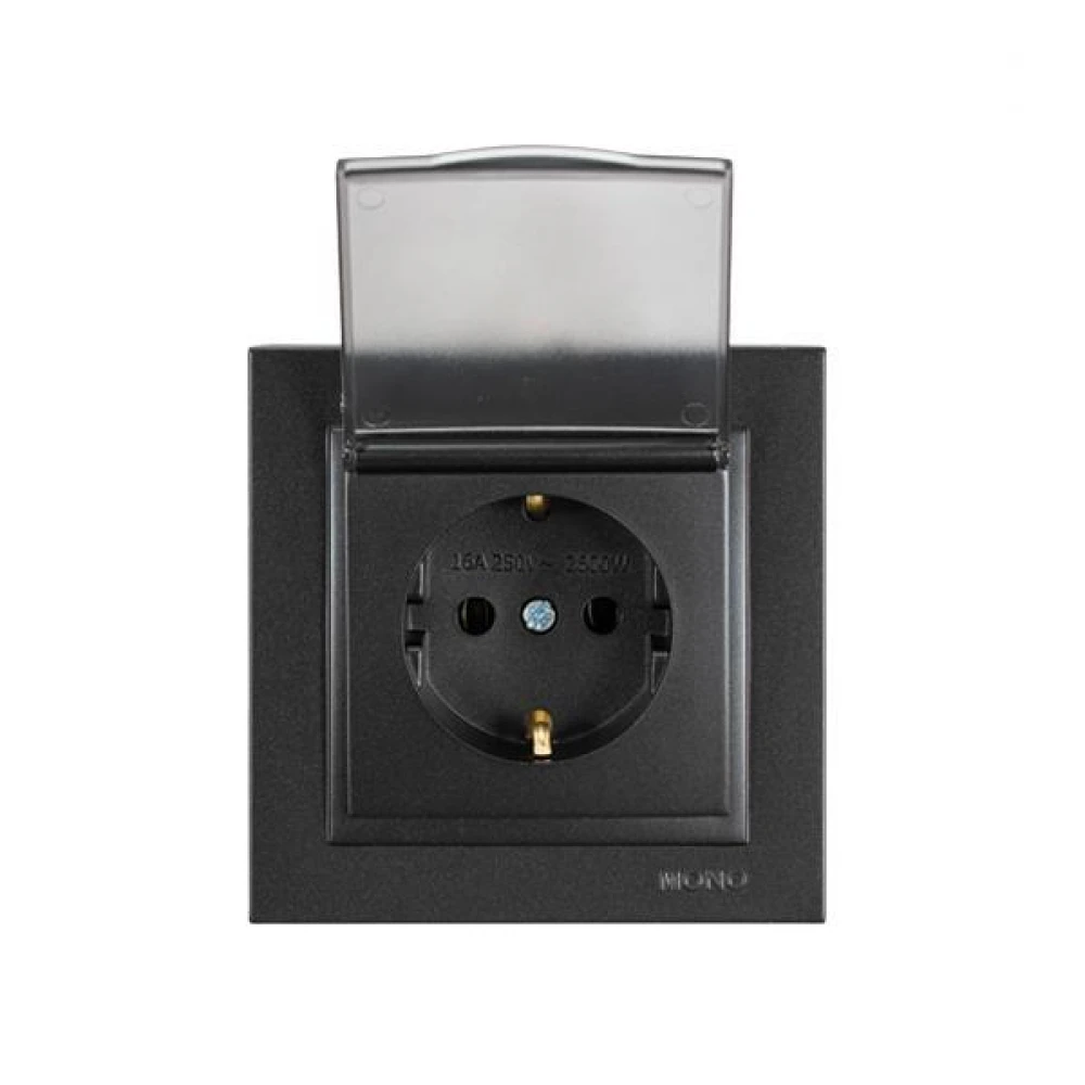 ΠΡΙΖΑ ΣΟΥΚΟ ΚΑΠΑΚΙ 16A ΜΑΥΡΟ EUROLAMP