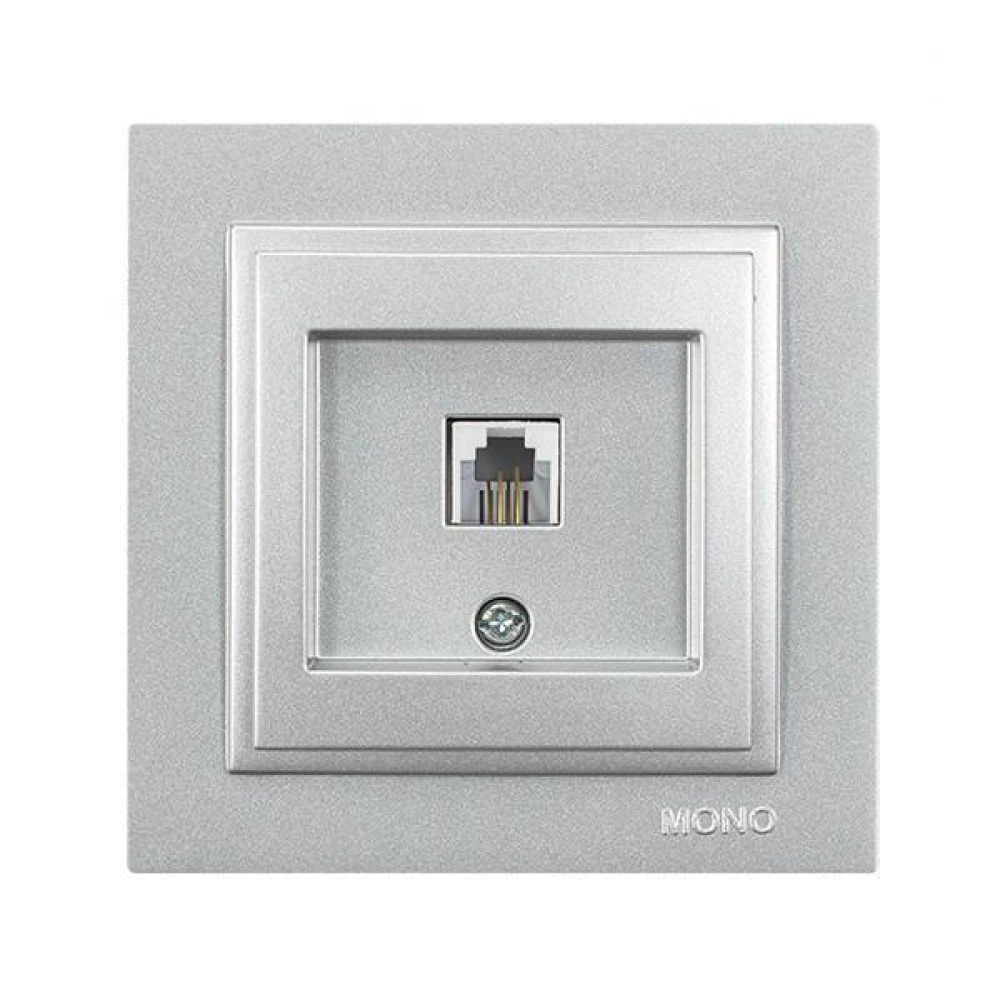 ΠΡΙΖΑ ΤΗΛΕΦΩΝΟΥ MONH RJ 11 ΑΣΗΜΙ EUROLAMP