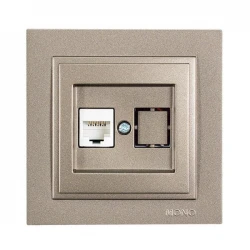 ΠΡΙΖΑ DATA CAT 6 RJ 45 MONH LIGHT FUME EUROLAMP