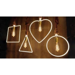 ΛΑΜΠΑ LED SOFT FILAMENT ΤΡΙΓΩΝΟ 12W E27 2700K 220-240V DIMMABLE FROST