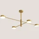 ΦΩΤΙΣΤΙΚΟ ΚΡΕΜΑΣΤΟ 4ΦΩΤΟ LED 48W 100X65X10 ΧΡΥΣΟ - EUROLAMP