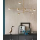 ΦΩΤΙΣΤΙΚΟ ΚΡΕΜΑΣΤΟ 8ΦΩΤΟ LED 48W 143X36 ΧΡΥΣΟ - EUROLAMP