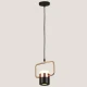 ΦΩΤΙΣΤΙΚΟ ΚΡΕΜΑΣΤΟ ΜΟΝΟΦΩΤΟ LED 3+5W 3000Κ 15.8X8X26.1 ΜΑΥΡΟ/ΧΡΥΣΟ - EUROLAMP